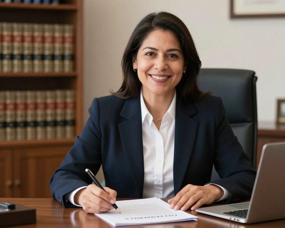 Abogado de planificación patrimonial trabajando con documentos legales