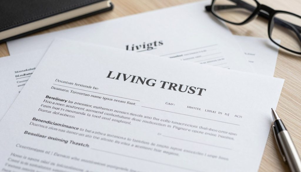 Documentos de fideicomiso y planificación patrimonial para evitar probate