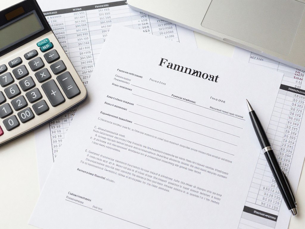 Documentos financieros y poder notarial para gestión de bienes