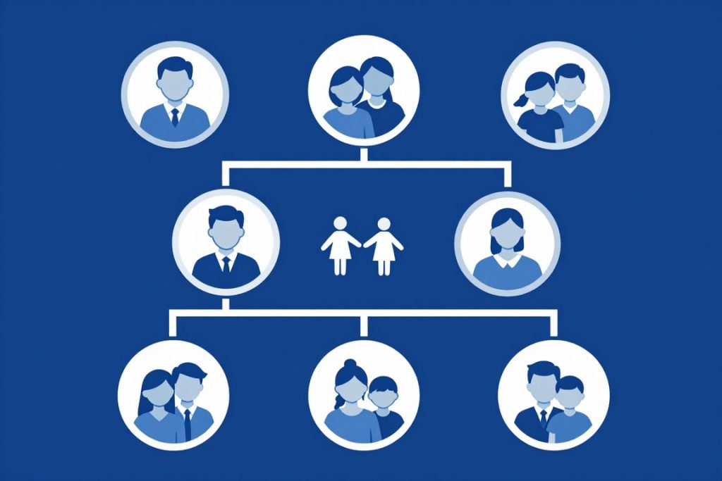 Orden de herencia familiar sin testamento