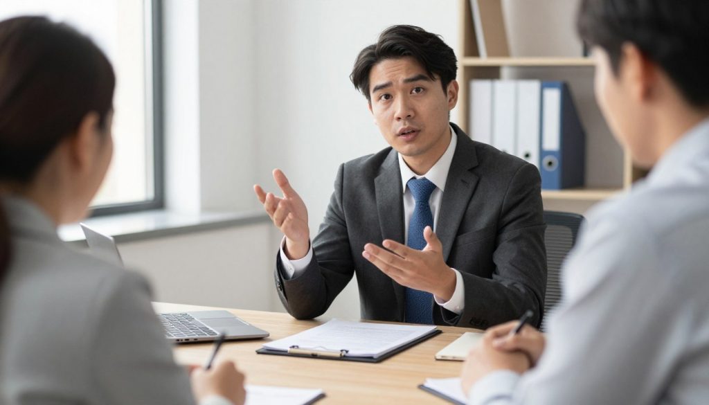 Persona consultando sobre poder legal en Estados Unidos