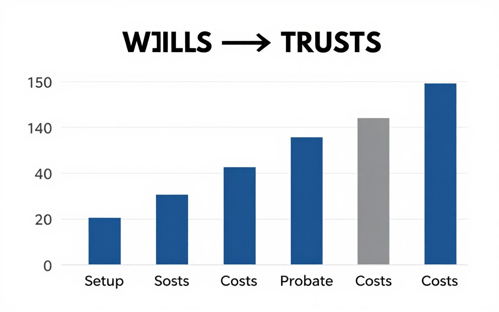 comparación de costos entre testamento y fideicomiso