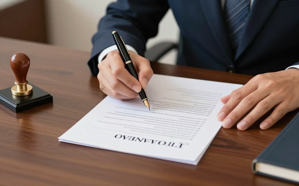 firma de documentos legales planificación patrimonial