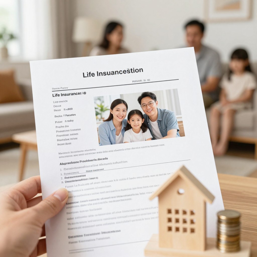 póliza de seguro de vida para protección familiar