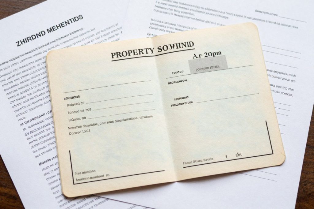 título de propiedad con confusión sobre beneficiarios